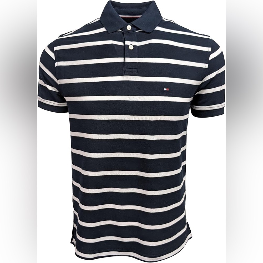 Tommy Hilfiger Men’s Regular Fit Stripe Polo Short